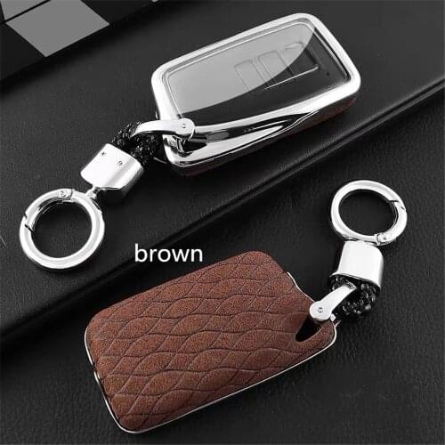 Car accessories Car Keychain Key Fob Case Cover Galvanized Alloy For Lexus ES/RX/NX/RX200t nx200 Accessories