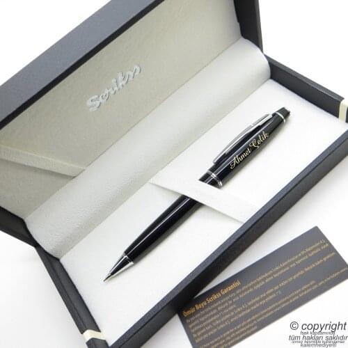 Scrikss 35 Black Versatil Pen | Scrikss Pen | İsme Special Pen | Gift Pen