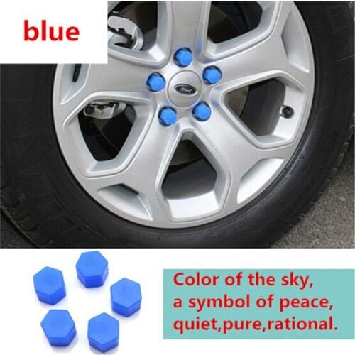 For Mitsubishi pajero sport for lancer ex Hub Screw Wheel Cover Wheel Nuts Caps Silicone 20pcs per set