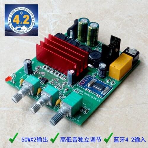 DP3 TPA3116D2 2.0 digital power amplifier board 50W*2 Bluetooth 4.2