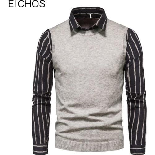 EICHOS Men's Knitted Pullovers