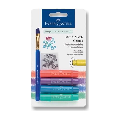 Faber-Castell Gelato Crayon Metal Colors 4 colors