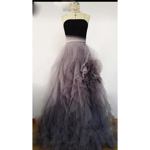 GY Customize various color tube tops and contrast dresses. Sexy sleeveless pleated lace wedding dress pastoral style pettiskirt