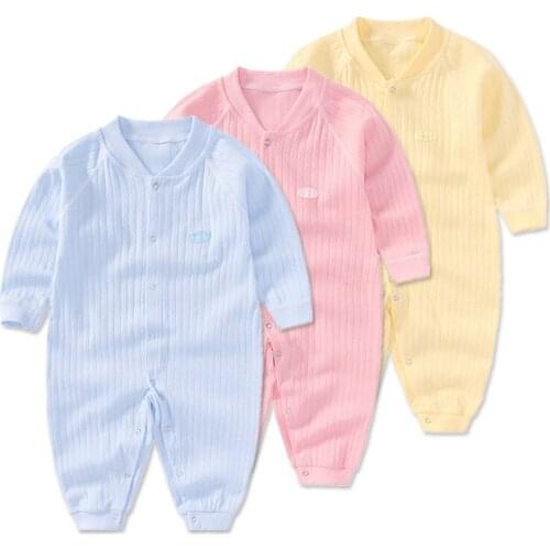 Baby Girl Rompers Long Sleeve Newborn Boy Clothes Bright Toddler Clothing Spring Autumn Cotton Infant Romper Baby Jumpsuits