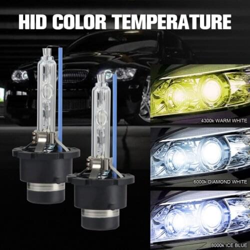 2PCS Xenon D1S D2s D3S D4s 35W Xenon Standard HeadLamp 4300k 6000k 8000k Bulb Headlight 12V Car Headlight Bulb Car Accessories