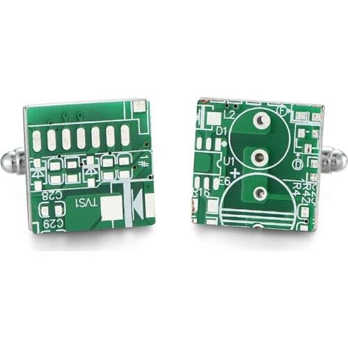 French Shirt Cufflinks for Mens Brand Cuff links master electrician breadboard Buttons High Quality 2018 New Arrival Jewelry