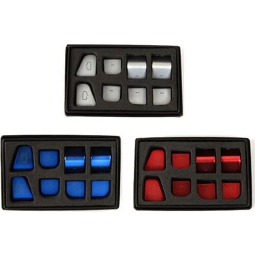 2021 New For Model 3/Y 2021 Car Interior Door Handle Reminder Stickers Buttons Cover