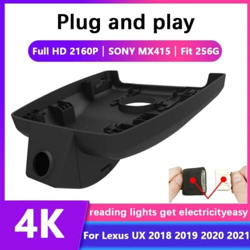 New ! 4K Car Driving Recorder Easy to install For Lexus UX 2018 2019 2020 2021 Car DVR Wifi Video Recorder Dash Camera HD 2160P