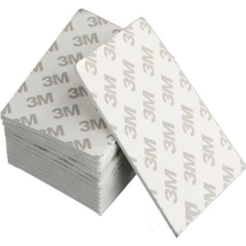 New Arrival 10pcs/set two sided tape 3m black and white Foam Tape Pad Mounting Rectangle Adhesive repair tape