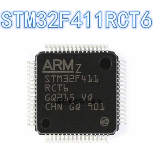 1PCS 100% new original authentic STM32F411RCT6 QFP-64 32F411RCT6 QFP64 32-bit microcontroller chip