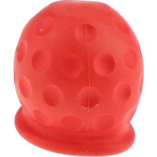 Rubber Tow Ball Caps Protective Covers for Car Caravan Van Towball RED
