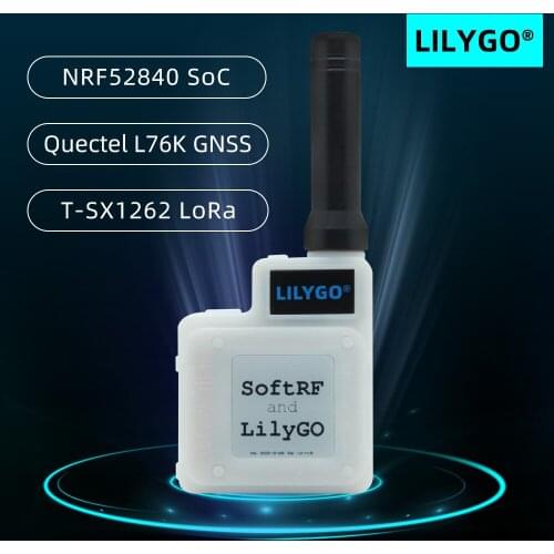 T-Echo NRF52840 SX1262 433/868/915MHz Module LORA GPS 1.54 E-Paper BLE NFC for Arduino