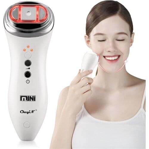 Ultrasonic Bipolar RF Radio Frequency Mini Hifu Facial Massager Skin Rejuvenation Lifting Tighten Anti Wrinkle Beauty Machine 53