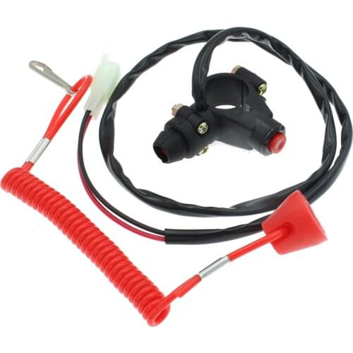 Universal 22mm Motorcycle Handlebar Emergency Cut-off Double Flameout Switch For 49cc ATV Mini Dirt Bike