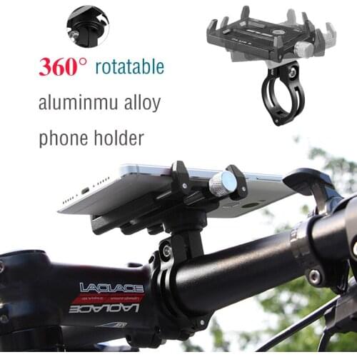 GUB plus 8 bike moible phone holder mount bracket smartphone aluminum tight metal MTB bicycle for samsung huawei xiaomi iphone