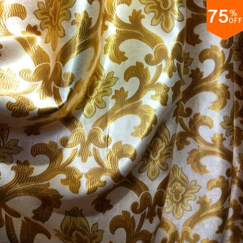 Golden phoenix tail Blackout material wholesale desk cloth window cover blind cover wedding drapes The Curtains Luxurious drapes