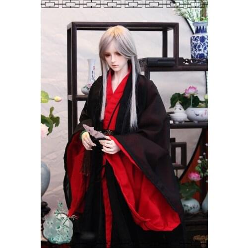 1/4 1/3 BJD Clothes Accessories Chinese Ancient Costum Hanfu Dress Warrior Outfit For BJD/SD EID ID72 Strong Uncle Doll A0679