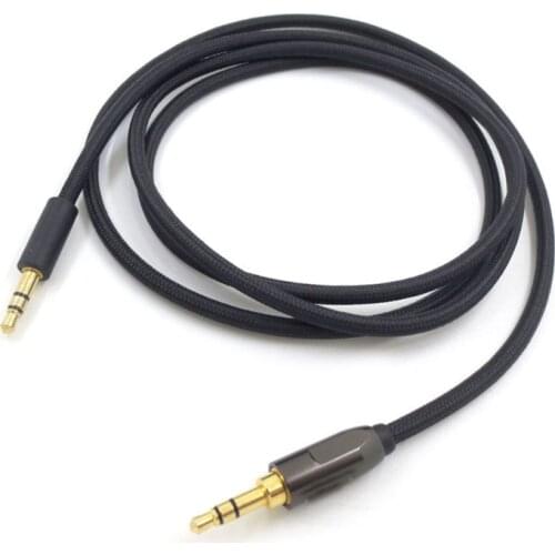2020 New Replacement 3.5mm Jack Stereo Nylon Headphone Audio Cable For Philips SHP9500 X2HR X1S SHB8850 SHB9850