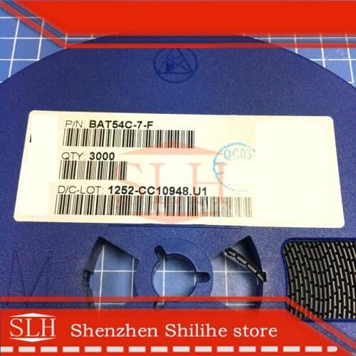 500pcs/lot BAT54C-7-F SOT23-3 Brand new original