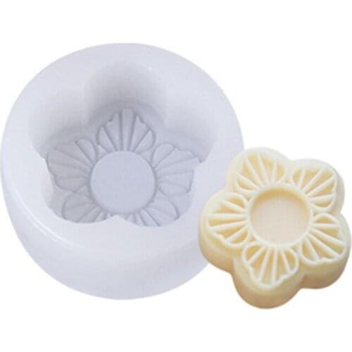 8Pcs Flower Silicone Mold Fondant Baking Mold Flower Cookie Moldes Sugarcraft X4YD