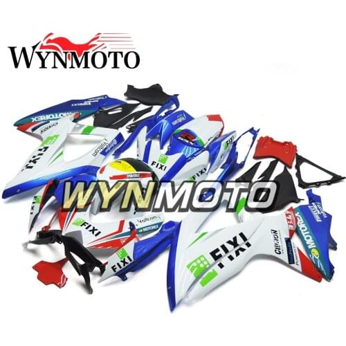 Complete Fairings Kit For GSXR600 750 2008-2010 08 09 10 K8 Injection ABS Plastics Fairings Covers Cowlings White Green Colorful
