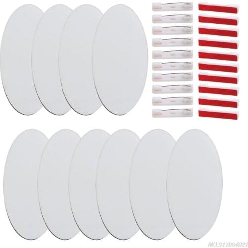 FreeShip Sublimation Badges Pin DIY Blank ID Name Badge Heat Transfer Name Tag with Pin Backing for Personalized Badges Making