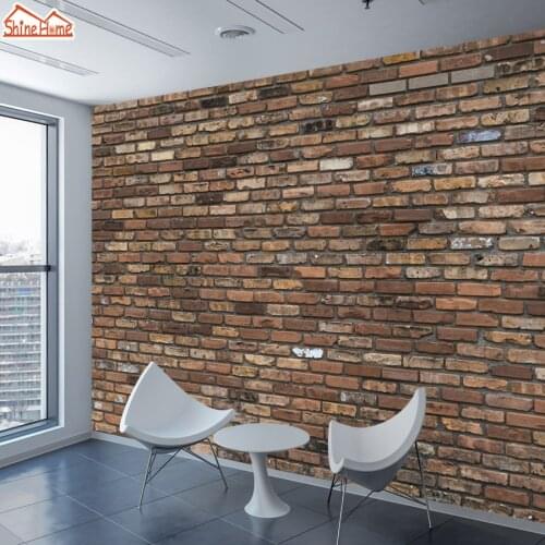 Custom Retro Photo Wallpaper for Living Room Prints Bedroom Backdrop TV Sofa Walls Papers Home Decor Brick Murals 3D Paisagem
