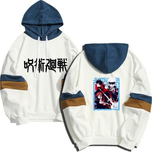 Anime Jujutsu Kaisen Poster Style Design Streetwear Hoodies Men Women Fleece Sweatshirt Harajuku Pullover Dropship