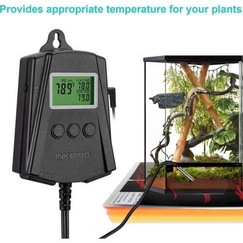 Inkbird Thermoregulator WIFI Temperature Controller with Alarm for Home Garden Seedling Heating Mat Reptile Heater Thermostat
