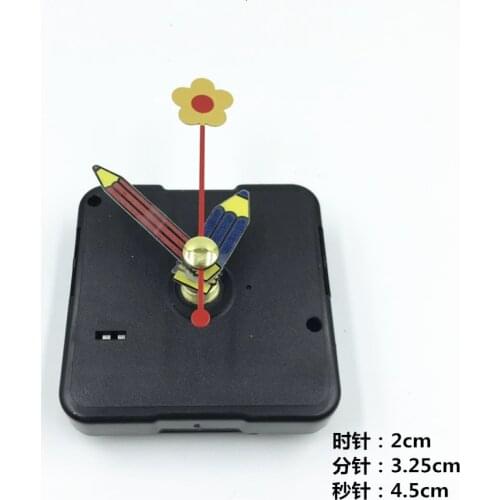 1 set Hanging DIY Quartz repair Movement Clock Mechanism Parts Quartz Watch Silent Wall Clock Movement with needles
