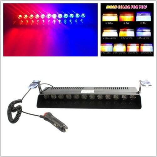 Strobe light Car Emergency Light Stop Signal Dashboard Windshield Light Hazard Warning Led Lights Stroboscopes For Auto 12v