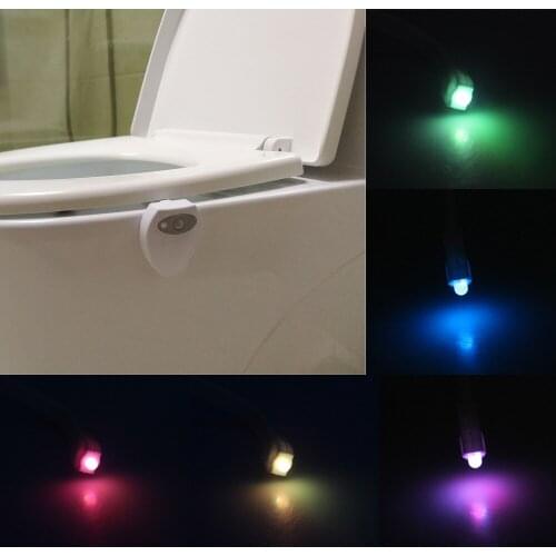 New 16-color USB rechargeable light toilet light Hanging body induction UV germicidal toilet light
