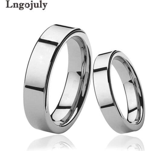 Brand New 3MM 4MM Couple Ring Tungsten Carbide Ring Wedding Ring Jewelry Engagement Wedding Tungsten Ring For Men Women Gifts