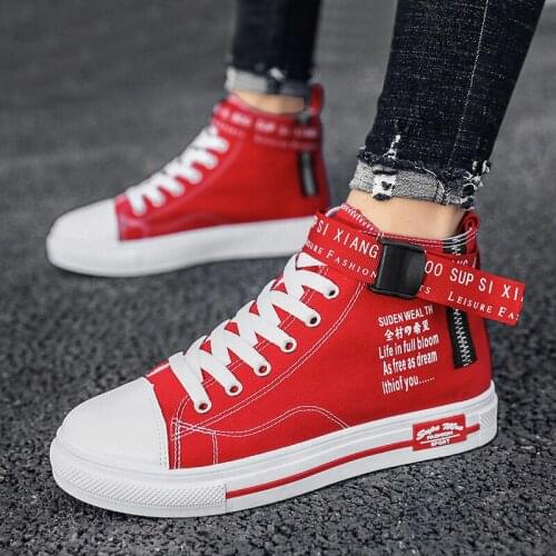 Outdoor Men Canvas Shoes Couple Breathable Women Sneakers Street Style Punk Men Walking Shoes 35-44 Women Running Shoes
