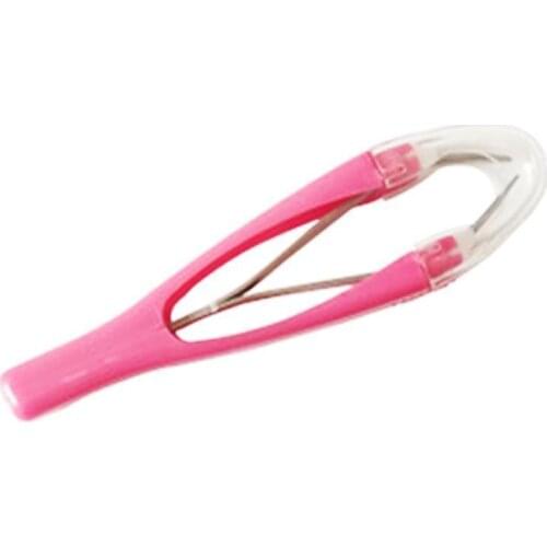 Eyebrow Tweezers Automatically Retractable Slant Tip Face Removal Makeup Hair Clip Eyebrow Tool Eyelash Trimmer W2S0