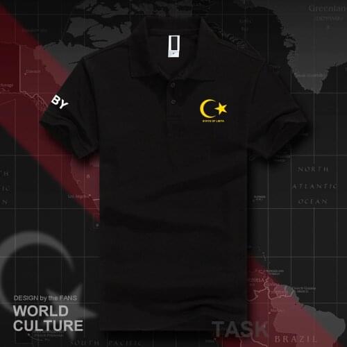 Libya LBY Libyan Arabic Islam polo shirts men short sleeve white brands printed for country 2018 cotton nation team flag new 20