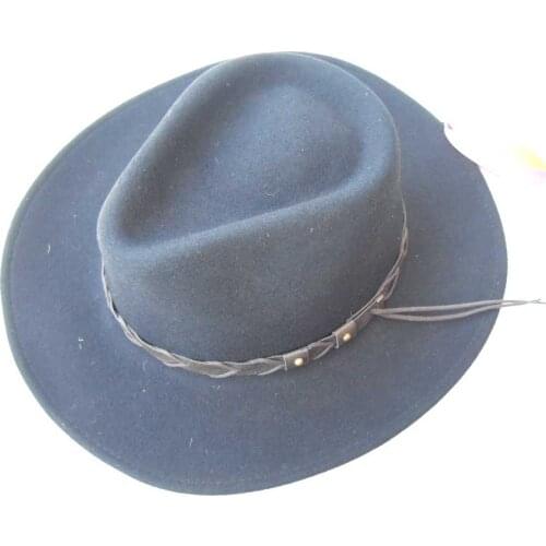 Hat cap felt western hunting mens wool wool merinos visor
