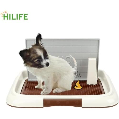 Pee Training Toilet Bedpan Lattice Dog Toilet Potty Pet Product Puppy Litter Tray Pet Toilet Easy to Clean