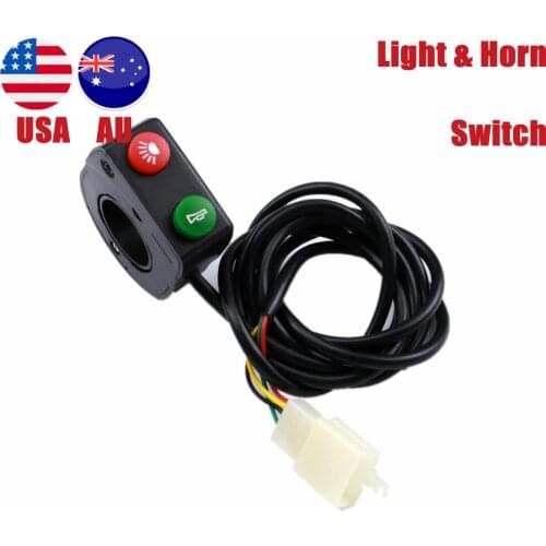 On Off Universal Fog Light Switch Auto Headlight Electric Easy Install Push Button Led Horn For Motorcycle Scooter Bicycle ATV