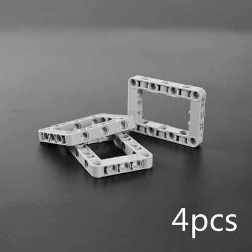 High-Tech Accessories Building Blocks MOC Parts Liftarm 5x11 Beam Square Huller Hole 5x7 Frame Bricks Engine Model 64179 toys