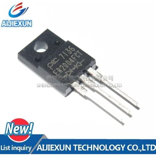 50Pcs ER2004FCT TO-220F ISOLATION SUPERFAST RECOVERY RECTIFIER New and original
