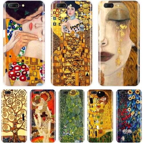 Phone Case Silicone For One Plus 3 3T 5 5T 6 6T Gustav Klimt The Kiss Art Abstract Soft Back Cover For OnePlus 3 3T 5 5T 6 6T