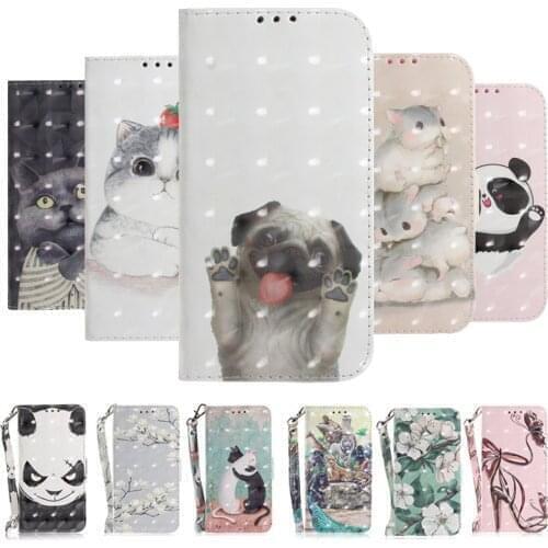 3D Painted Case For POCO F3 X3 NFC Pro Phone Cases Flip Card Slot Wallet Leather Book Cover