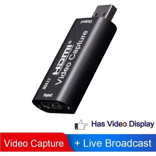 HDMI Video Capture Card HDMI Video Grabber Record Box fr PS4 Game DVD Camcorder HD Camera Recording Live Streaming USB 2.0