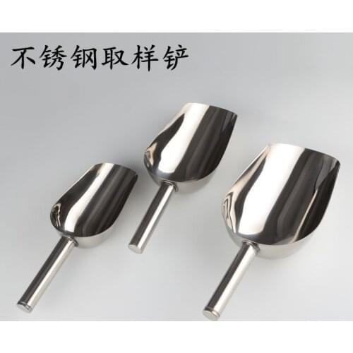 Stainless Steel Sampling Shovel Spoon Sampler Solid Sampler Large, Small Size Multi-purpose Ice Shovel Food Shovel