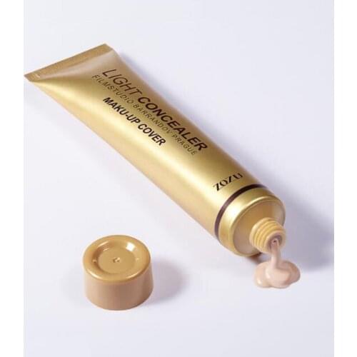 Small Gold Tube Concealer Moisturizing Concealer Liquid Natural Nude Makeup Concealer Hydrating Makeup Front Isolation Cream