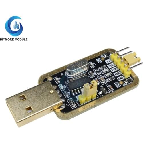 CH340G Module USB to TTL Converter Adapter UART Board Serial Port 3.3V 5V With Power Light For Arduino