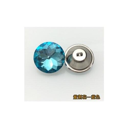 A8 20MM Soft bag crystal button sofa diamond button pull button fixed threading back button flower diamond decorative button