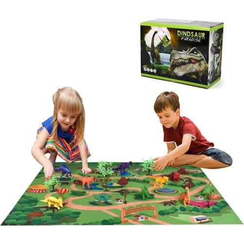 Dinosaurs Toy Animal Jungle Set T Rex Dinosaur Excavation Educational Boys Children Toys For Kids 2 To 4 Years Old Gift For Kids