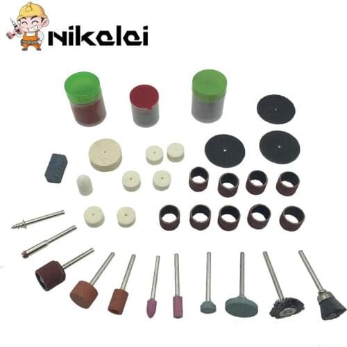 NEW 105PCS Electric Grinding Accessories Kit Carving Grindering Polishing Suit Polishing Double grinding head network ring